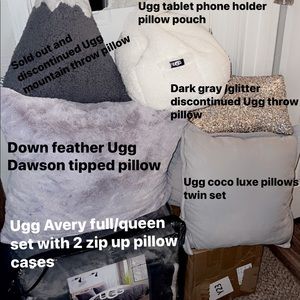 Ugg queen bedding set bundle
